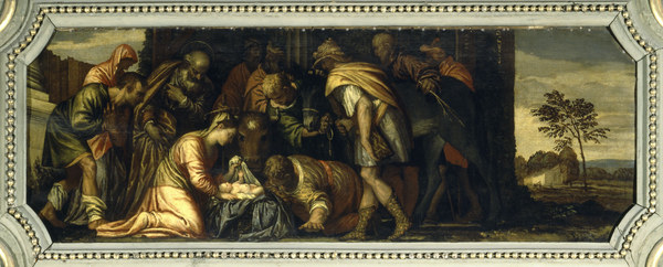 The Nativity / Veronese / 1558 a Veronese, Paolo (Paolo Caliari)