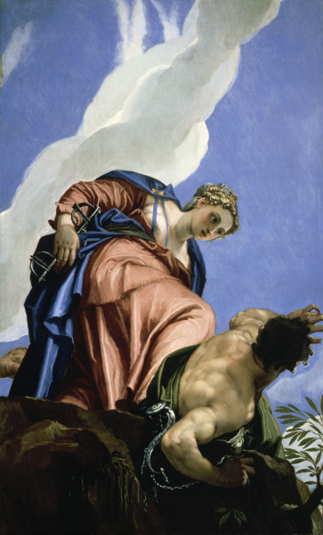 Veronese / Nemesis  Triumph / c.1555 a Veronese, Paolo (Paolo Caliari)