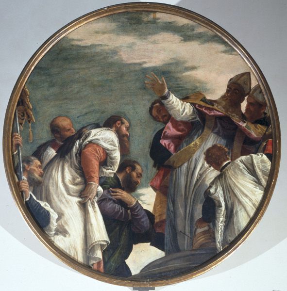 P.Veronese / St.Nicholas / Ptg./ c.1580 a Veronese, Paolo (Paolo Caliari)