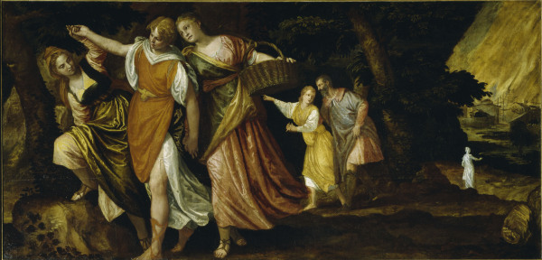 Veronese / Lot and his daughter a Veronese, Paolo (Paolo Caliari)