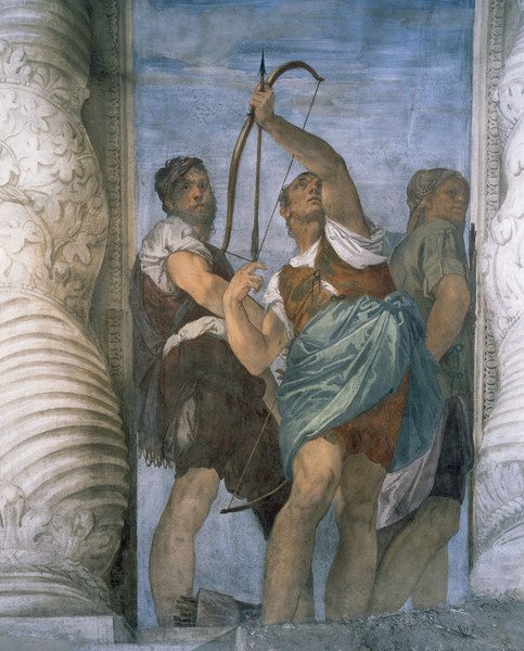 Veronese / Three bowmen a Veronese, Paolo (Paolo Caliari)