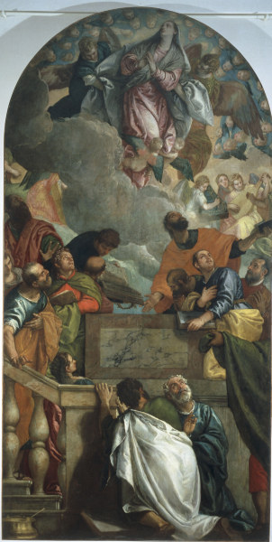 Veronese-Workshop / Ascension of Mary a Veronese, Paolo (Paolo Caliari)