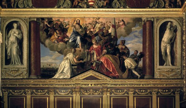 P.Veronese, Allegory, Battle of Lepanto a Veronese, Paolo (Paolo Caliari)