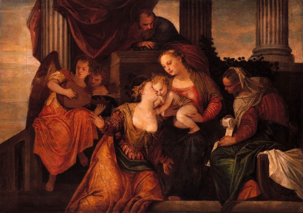 Veronese / Myst.Marriage of St.Catherine a Veronese, Paolo (Paolo Caliari)