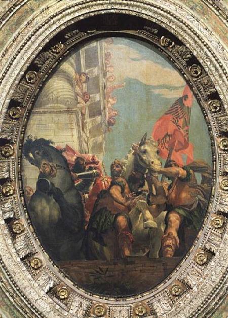 The Triumph of Mordecai a Veronese, Paolo (Paolo Caliari)