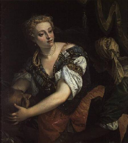 Judith with the head of Holofernes a Veronese, Paolo (Paolo Caliari)