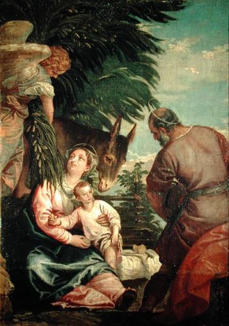 Rest on the Flight into Egypt a Veronese, Paolo (Paolo Caliari)