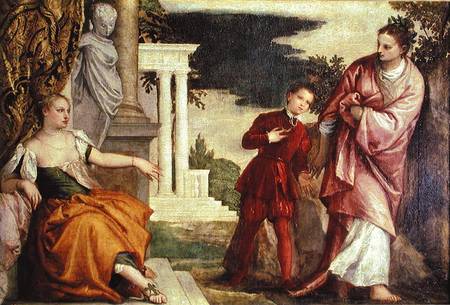 A Young Man Between Virtue and Vice a Veronese, Paolo (Paolo Caliari)