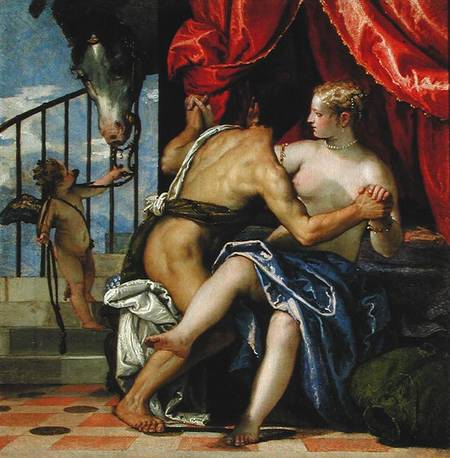 Mars and Venus a Veronese, Paolo (Paolo Caliari)