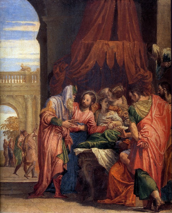 Raising of Jairus' Daughter a Veronese, Paolo (Paolo Caliari)