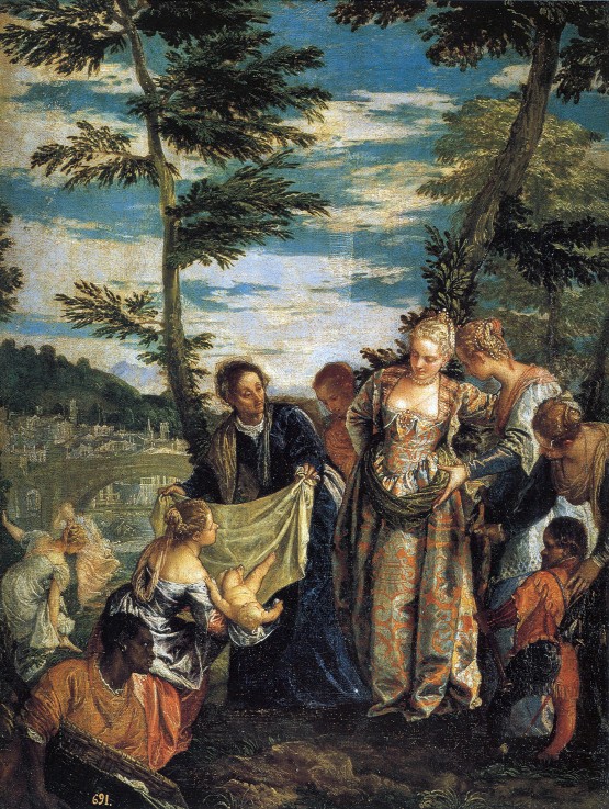 The Finding of Moses a Veronese, Paolo (Paolo Caliari)