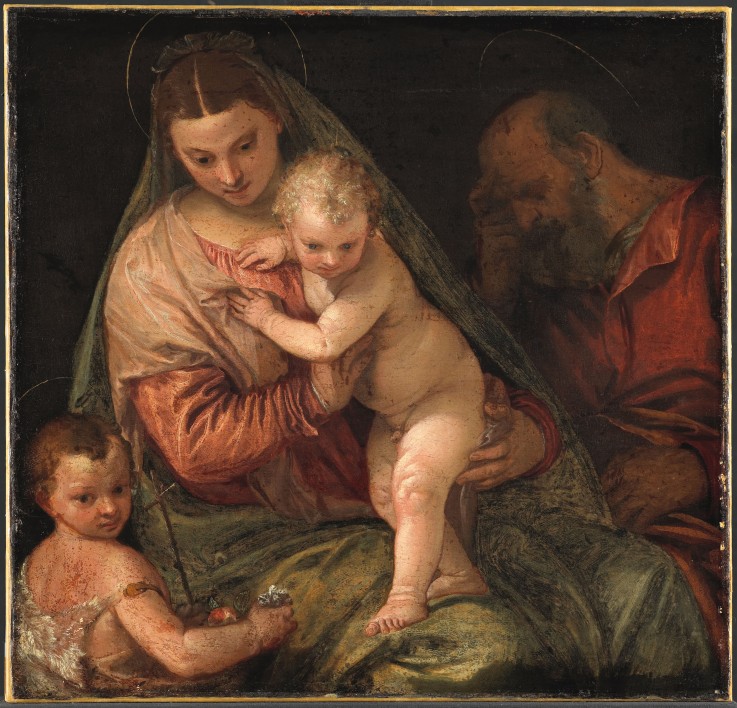 The Holy Family with John the Baptist as a Boy a Veronese, Paolo (Paolo Caliari)