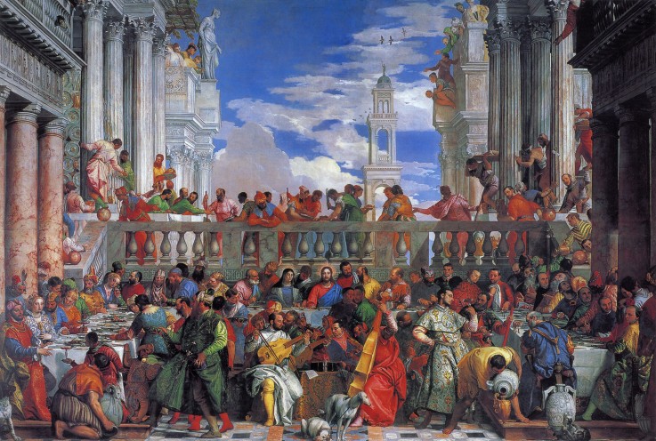 The Wedding Feast at Cana a Veronese, Paolo (Paolo Caliari)