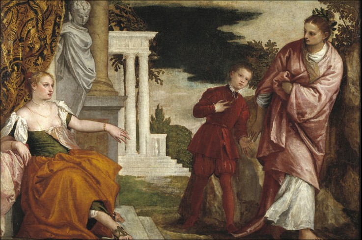 Young Man Between Virtue and Vice a Veronese, Paolo (Paolo Caliari)