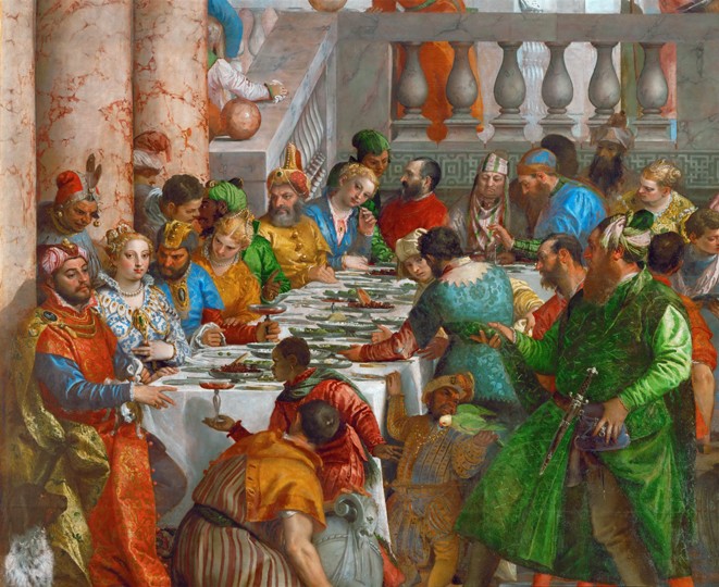 The Wedding Feast at Cana (Detail) a Veronese, Paolo (Paolo Caliari)