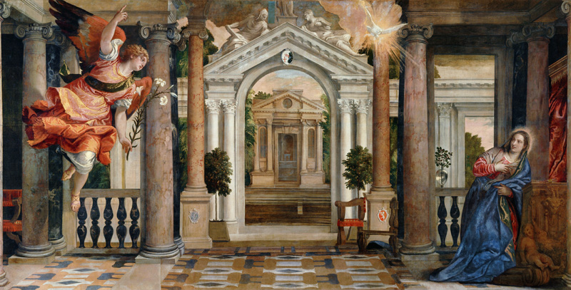 P.Veronese / Annunciation of Mary / C16 a Veronese, Paolo (Paolo Caliari)