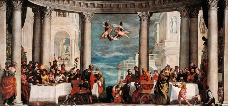 Feast in the House of Simon the Pharisee a Veronese, Paolo (Paolo Caliari)