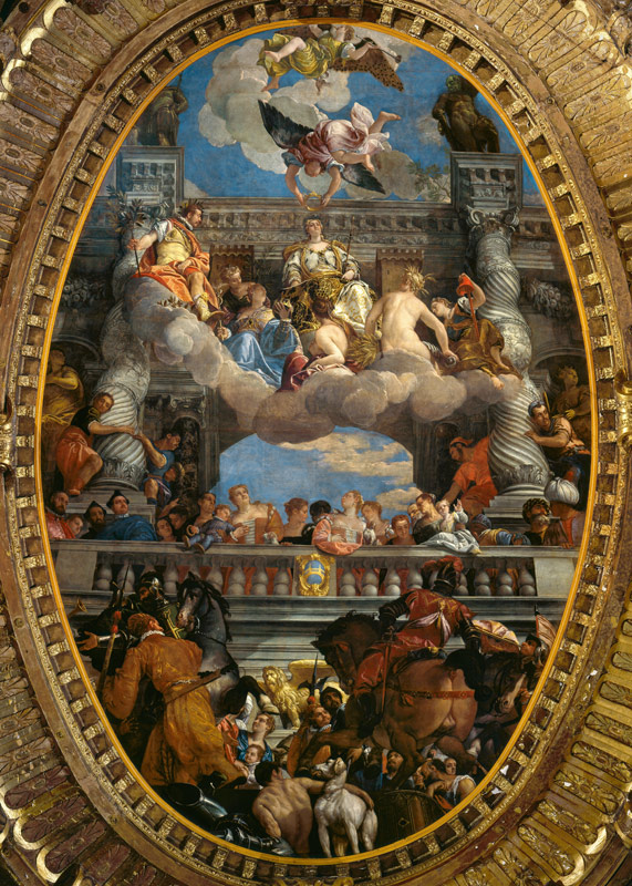 Veronese, Triumph of Venice / painting a Veronese, Paolo (Paolo Caliari)