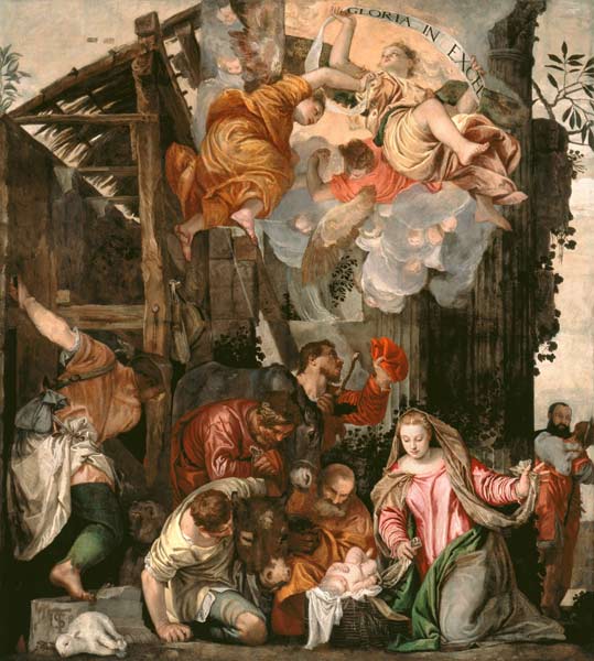 Adoration of the Shepherds / Veronese a Veronese, Paolo (Paolo Caliari)