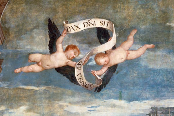 P.Veronese / Angel with Banner / Ptg. a Veronese, Paolo (Paolo Caliari)