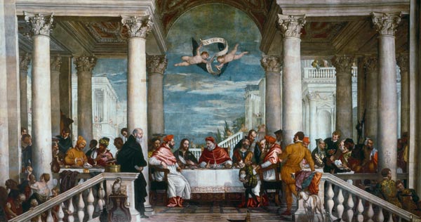 P.Veronese / Banquet of Gregory th.Great a Veronese, Paolo (Paolo Caliari)