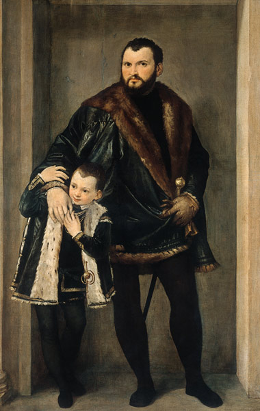 Giuseppe da Porto and his Son a Veronese, Paolo (Paolo Caliari)
