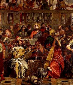 The wedding to Kanaa. Detail: Group of musicians a Veronese, Paolo (Paolo Caliari)