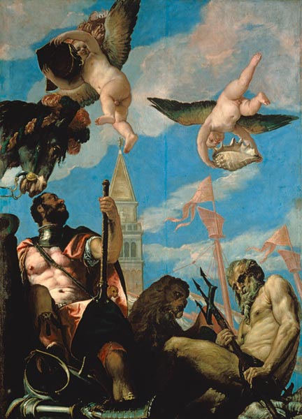 Veronese / Mars and Neptune a Veronese, Paolo (Paolo Caliari)