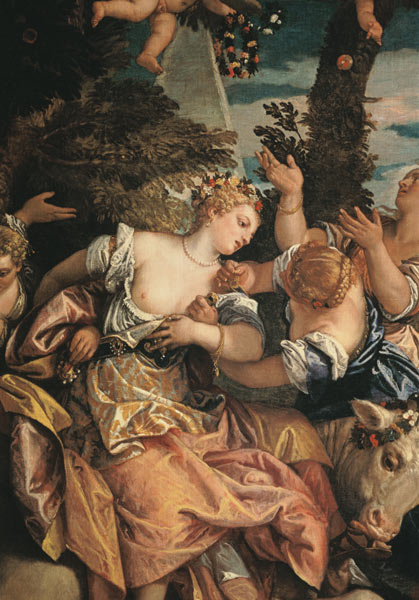 The Rape of Europa  (detail of 60256) a Veronese, Paolo (Paolo Caliari)