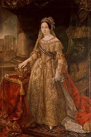 Isabella II. of Spain at the declaration of her majority. a Vicente López y Portaña