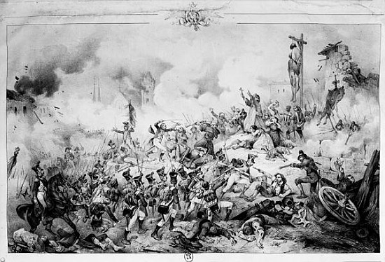 The Siege and capture of Saragossa a Victor Adam
