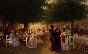 Maundy Thursday in the municipal park. a Victor Barvitius