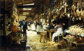 In der Markthalle 1885