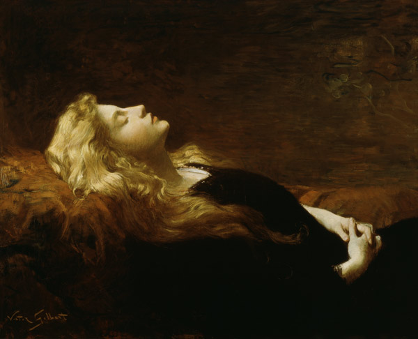 Resting (oil on canvas) a Victor Gabriel Gilbert