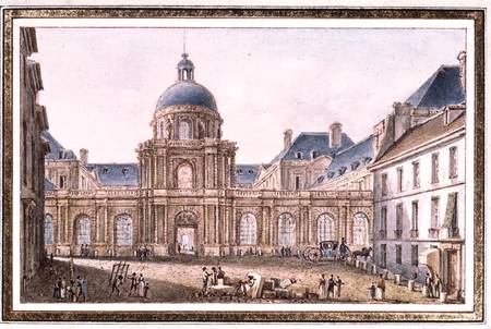 View of the Palais du Senat Conservateur (Le Luxembourg) Paris a Victor Jean Nicolle