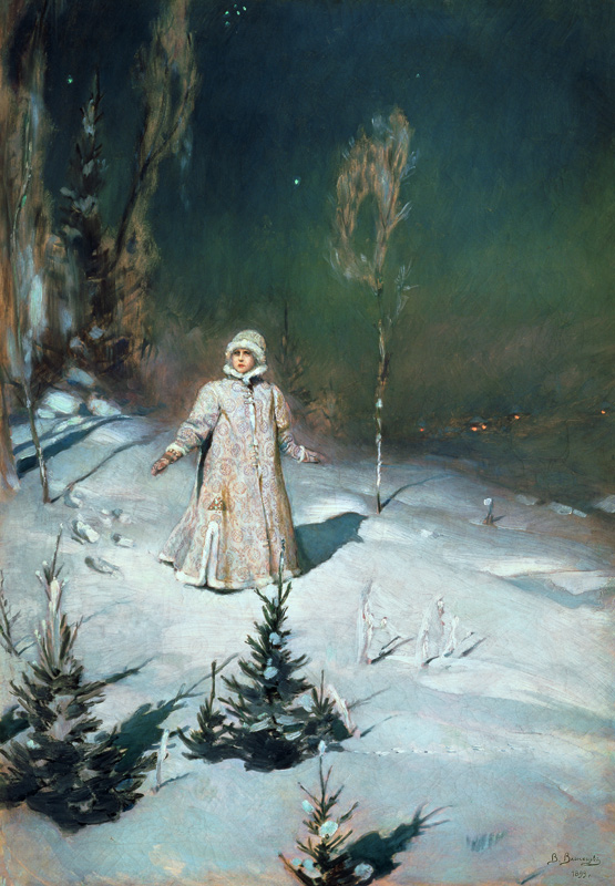 Snow Maiden a Victor Mikhailovich Vasnetsov