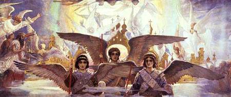 Central Panel from the Threshold of Paradise a Victor Mikhailovich Vasnetsov