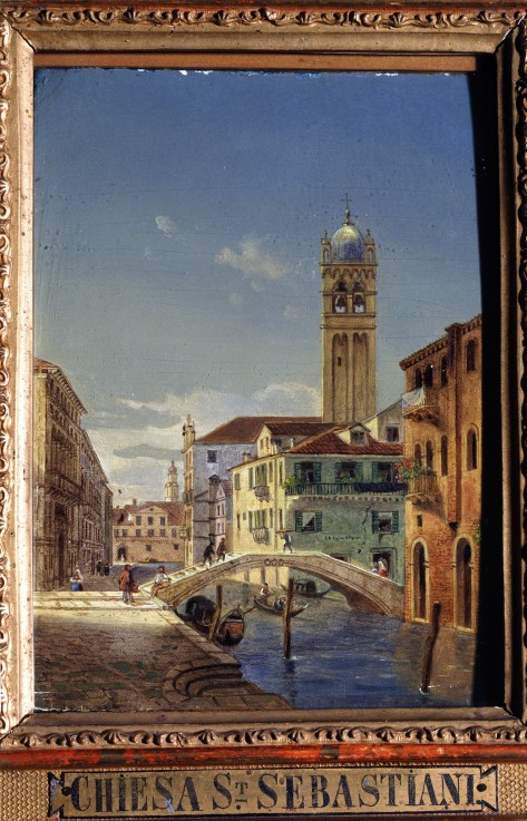 Views of Venice. The Church of San Sebastiano a Victor Vincent Adam