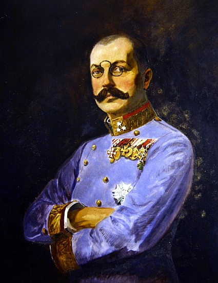General Archduke Franz Salvator of Austria, c.1916 a Vienna Nedomansky Studio