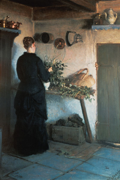 Lady in the Kitchen a Viggo Johansen