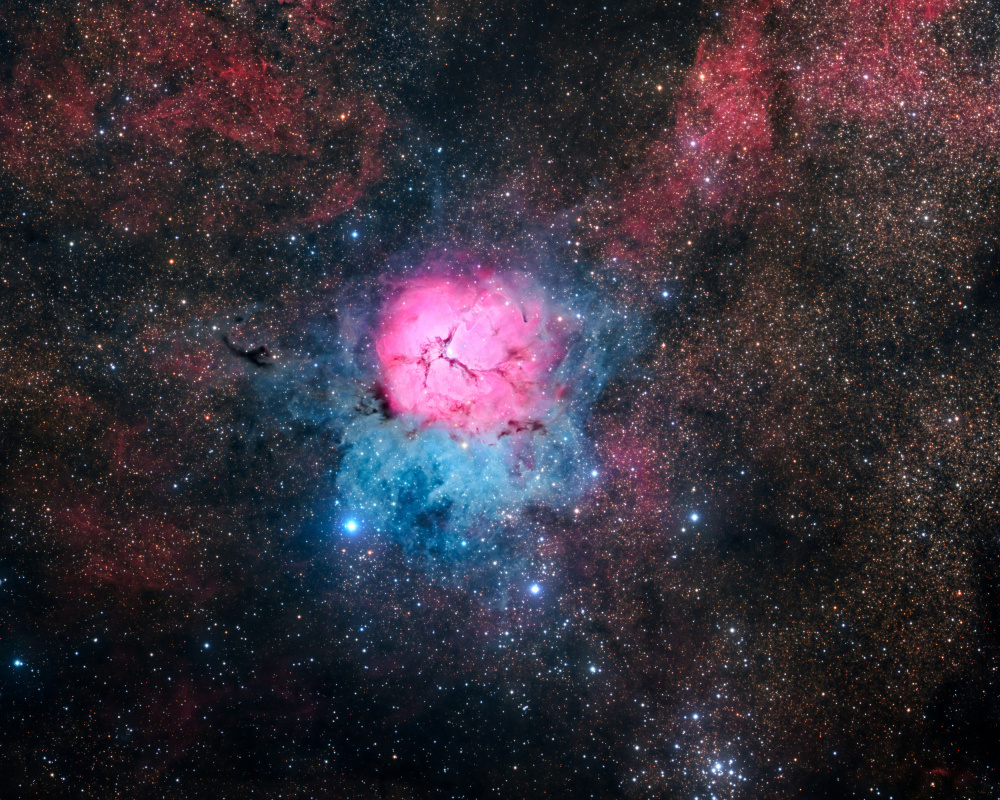 Trifid Nebula a Vikas Chander