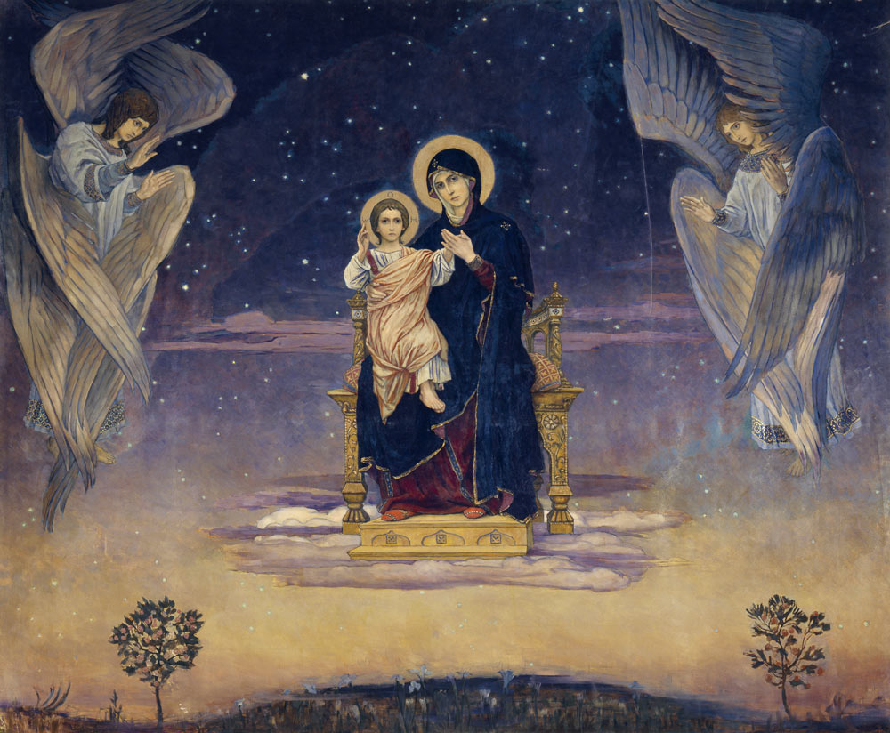The Virgin a Viktor Michailowitsch Wasnezow