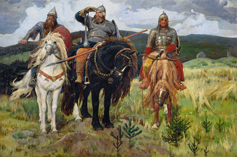 The warriors a Viktor Michailowitsch Wasnezow