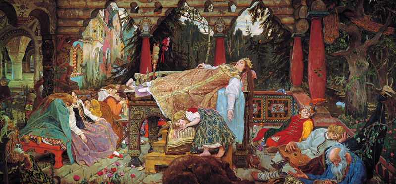 Sleeping Beauty a Viktor Michailowitsch Wasnezow