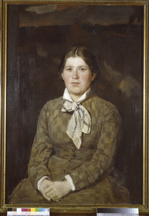 Portrait of Alexandra Vladimirovna Vasnetsova, the Artist's Wife a Viktor Michailowitsch Wasnezow