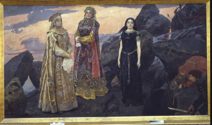 Three queens of the underground kingdom a Viktor Michailowitsch Wasnezow