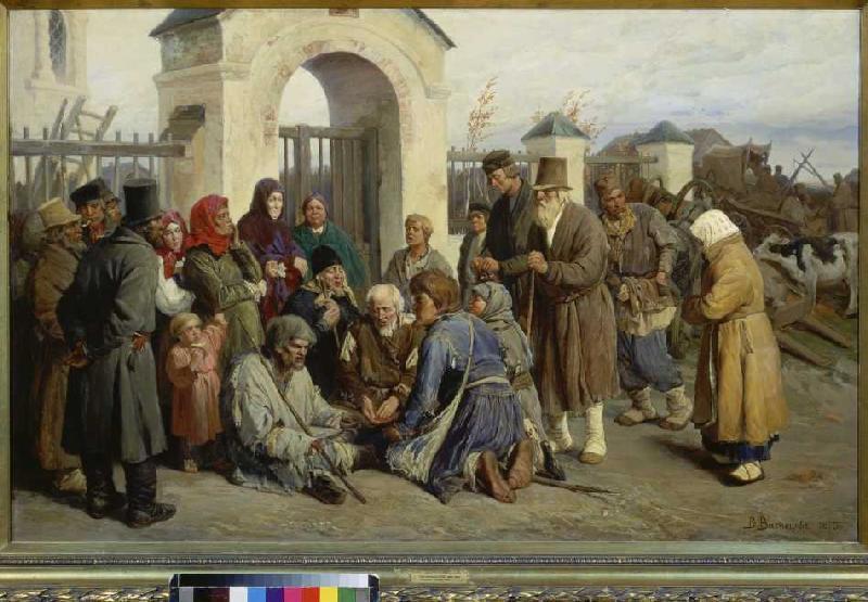 Singing beggar a Viktor Michailowitsch Wasnezow