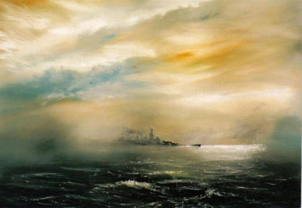 Dawn before the dawn of disaster HMS Hood 1941 a Vincent Alexander Booth