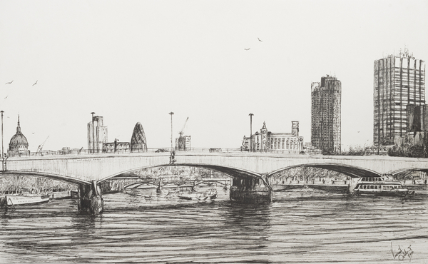 Waterloo Bridge London a Vincent Alexander Booth