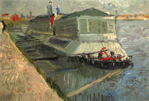 Bath boat at his at Asniéres a Vincent Van Gogh